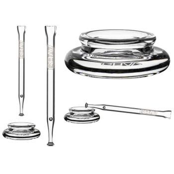 GRAV QUARTZ VAPE STRAW W/DAB DISH QVS.0