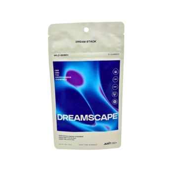 JUST CBD DREAMSCAPE THC+CBD Nighttime Gummies 10 PER PACK WILD BERRY