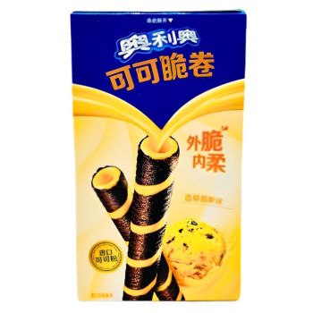OREO COCOA CRISP ROLL 50g VANILLA MOUSSE