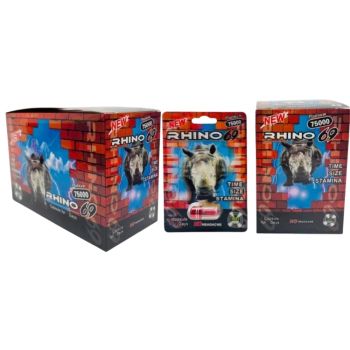RHINO 69 PLATINUM 75000 1PER PACK  24 PER PACK  Box