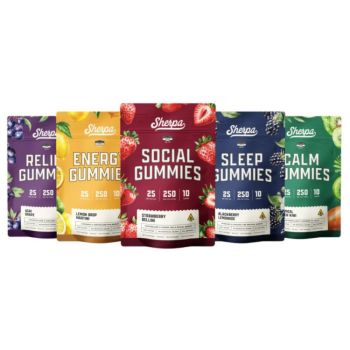 SHERPA D9 25mg Gummies 10 PER PACK