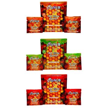 STONED MAD HONEY 1000mg Gummies 25/1 per pack