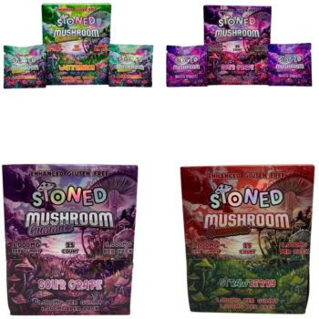 STONED MUSHROOM 1000mg Gummies 25/1 per pack
