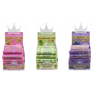 King Palm Mini Terpene Infused Single Roll 24 Count Per Pack