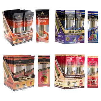 King Palm 2 Minis - Holds  2 Count Per Pack -  20 Pack Per Box