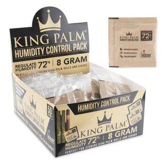 King Palm Humidity Control Pack 72% - 8g - 50 Count Per Box