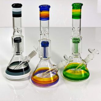 Waterpipe - 12" Inch - With Perc And Ice Catcher