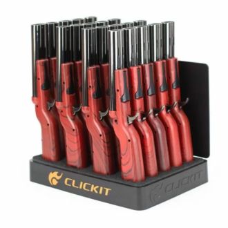 Clickit Double Barrel Shotgun Lighter - Double Flame - GT-041