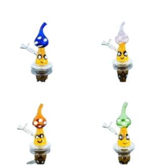 Sense Glass Mushroom Waterpipe - 6 Inches