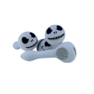 Jack Halloween Handpipe - 5 Inch - 4 Counts Per Pack - Assorted - HPFC10