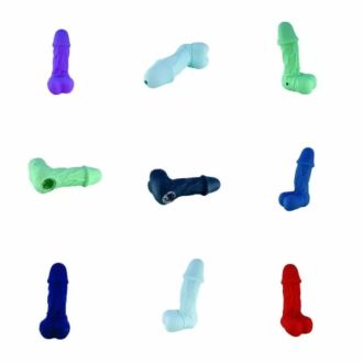 Penis Silicone Bubbler Pipe - 6 Inch - Sl5027