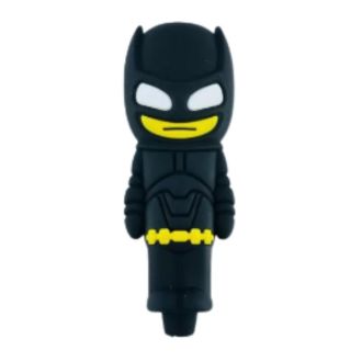 Batman Silicone Hand Pipe with Glass Bowl - 4 Inch