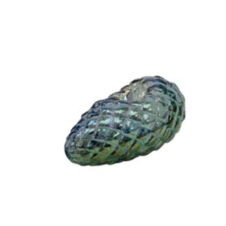 Pinecone Electroplated Handpipe - 4 Inches