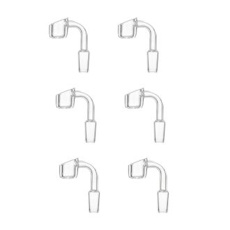 Banger Clear - 2mm Thik - 14mm Male - 90° Angle Top - 6 Per Pack