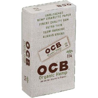 Ocb Organic Hemp Unbleached Cigarette Paper 1.25  - 24 Pack Per Box