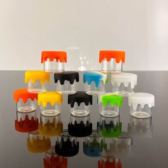 Silicone Glass Container - 6ml - 12 Per Pack