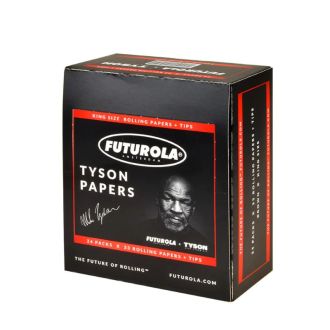 Futurola Tyson Ranch Rolling Paper - Tips King Size - 24 Per Pack