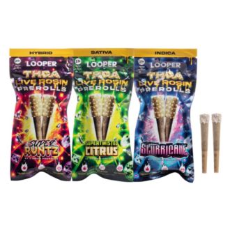  Looper Live Rosin - THC-A Preroll - 1 Gram - 2 Pieces Per Pack