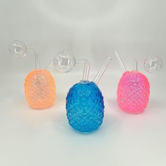 Waterpipe 5" Inch - Oil Burner Pineapple - Assorted Colors - Price Per Piece
