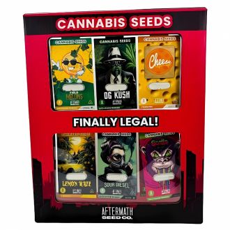 Aftermath - Seed CO. Cannabis Seeds Mixed - 2 Packs Seeds - 12 Packs Per Display