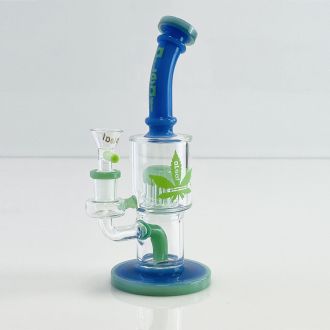 Aleaf Waterpipe 8" Inch - Bend Neck With Tree Perc - Al6063 - Assorted Color