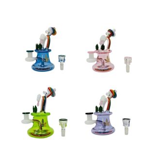 ALEAF UTOPIA 7.25" RAINBOW ARC WATERPIPE AL2075