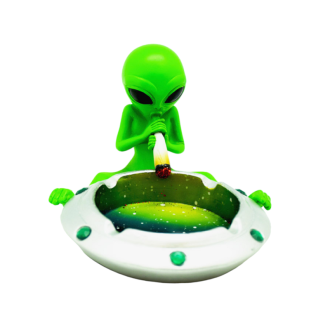 Alien On Spaceship Ashtray