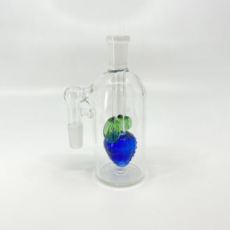 Ash Catcher - 14mmmale To 14mm Female - 90° Degree - Fruit Perc - Assorted 