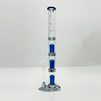 Aurora Ltq Vapor Waterpipe Kit With Tree Percolador 8 Perc - Led Light - 22 Inch - Assorted