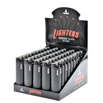 Blink - Mini N944 Lighter - Midnight Black - 50 Count Per Display