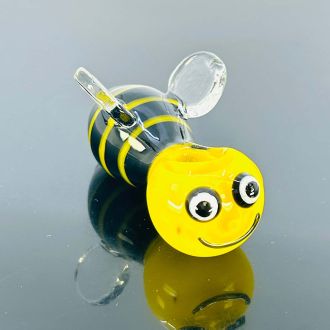 Bee Happy Handpipe 4 Inch - Assorted Designs - HPVC60