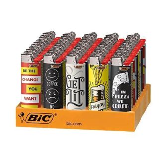 Bic Lighter - Trendsetter/Cutting Edge - 50 Lighters Per Display