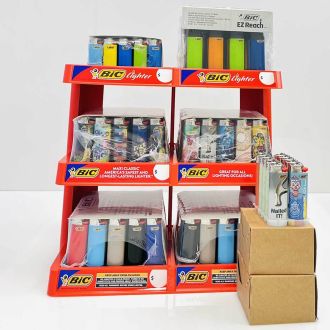 Bic Lighter - 6 Tier + 30 Free (320 Units) - Mix Variety