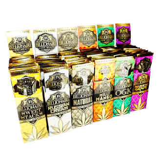 Billionaire Hemp Wraps Display Of 25 Per Pack
