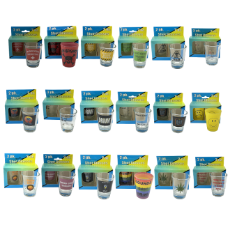 Blackball Shot Glass - 2 Pieces Per Set