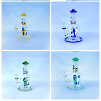 Waterpipe 8" Inches With Mashroom Face and Showerhead Perc
