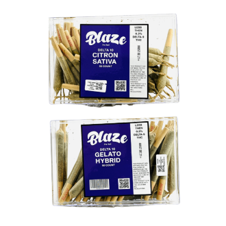 Blaze Delta 10 Prerolls - 50 Rolls Per Box