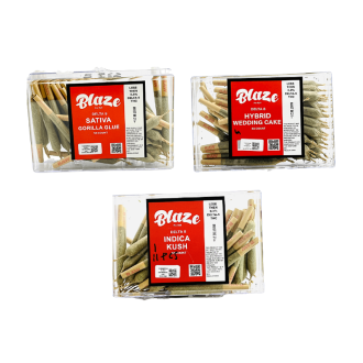 Blaze Delta 8 Prerolls - 50 Rolls Per Box