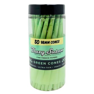 BLAZY SUSAN CONES 98mm 50/JAR GREEN