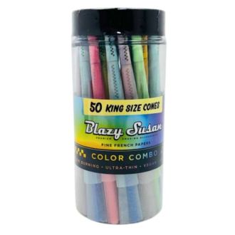 BLAZY SUSAN CONES K/S 50ct/jar COLOR COMBO