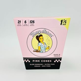 Blazy Susan Pink Cones - 1.25 Size - 6 Counts Per Pack - 21 Packs Per Box