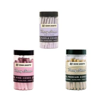 Blazy Susan Rolling Cones - 53mm Shortys - 50 Counts Per Jar