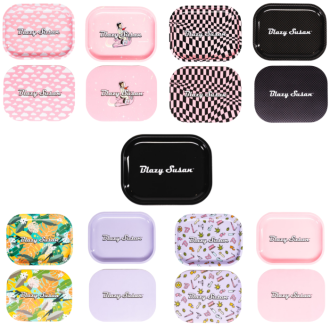 BLAZY SUSAN ROLLING TRAY + MAGNETIC LID SMALL 7"x 5.5"