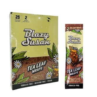 Blazy Susan - Tea Leaf Wraps - 2 Wraps Per Pouch - 25 Pouches Per Box
