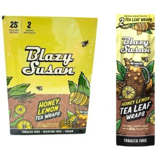 BLAZY SUSAN TEA WRAPS 2 per pack- 25 per packbox