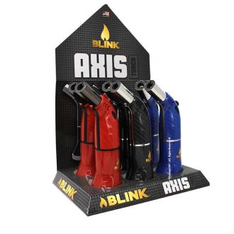Blink Axis Torch Lighter - Assorted Colors -  6 Count Per Display