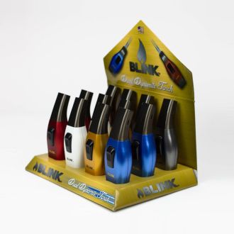 Blink Dynamite 2 Flame Torch - Assorted Colors - 12 Counts Per Box