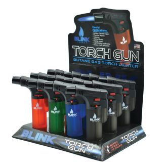 Blink Gun Bend Neck Frosted Torch - 12 Counts Per Box