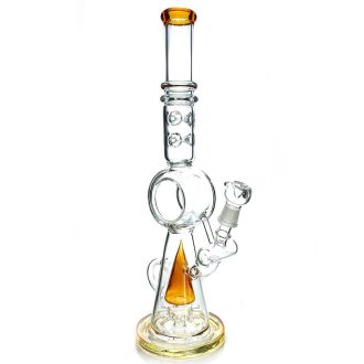 Waterpipe Sense Glass - 18" In Size - Assorted Color 