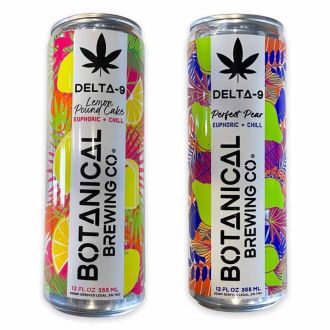 Botanical Brewing Delta 9 Sparkling Beverage 12 Fl.oz - 4 Per Pack